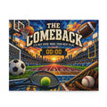 The Comeback Sports Puzzle — Motivational Stadium Jigsaw | 120 or 252 Pieces