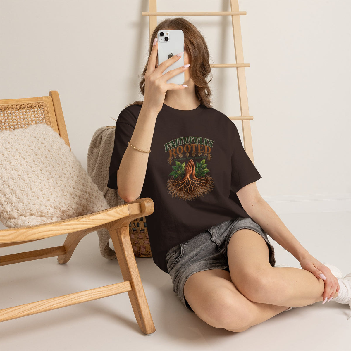 Faithfully Rooted | Christian Faith Graphic T-Shirt