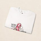 More Than A Ribbon. Space for the Fight. | Breast Cancer Awareness Crewneck Sweatshirt
