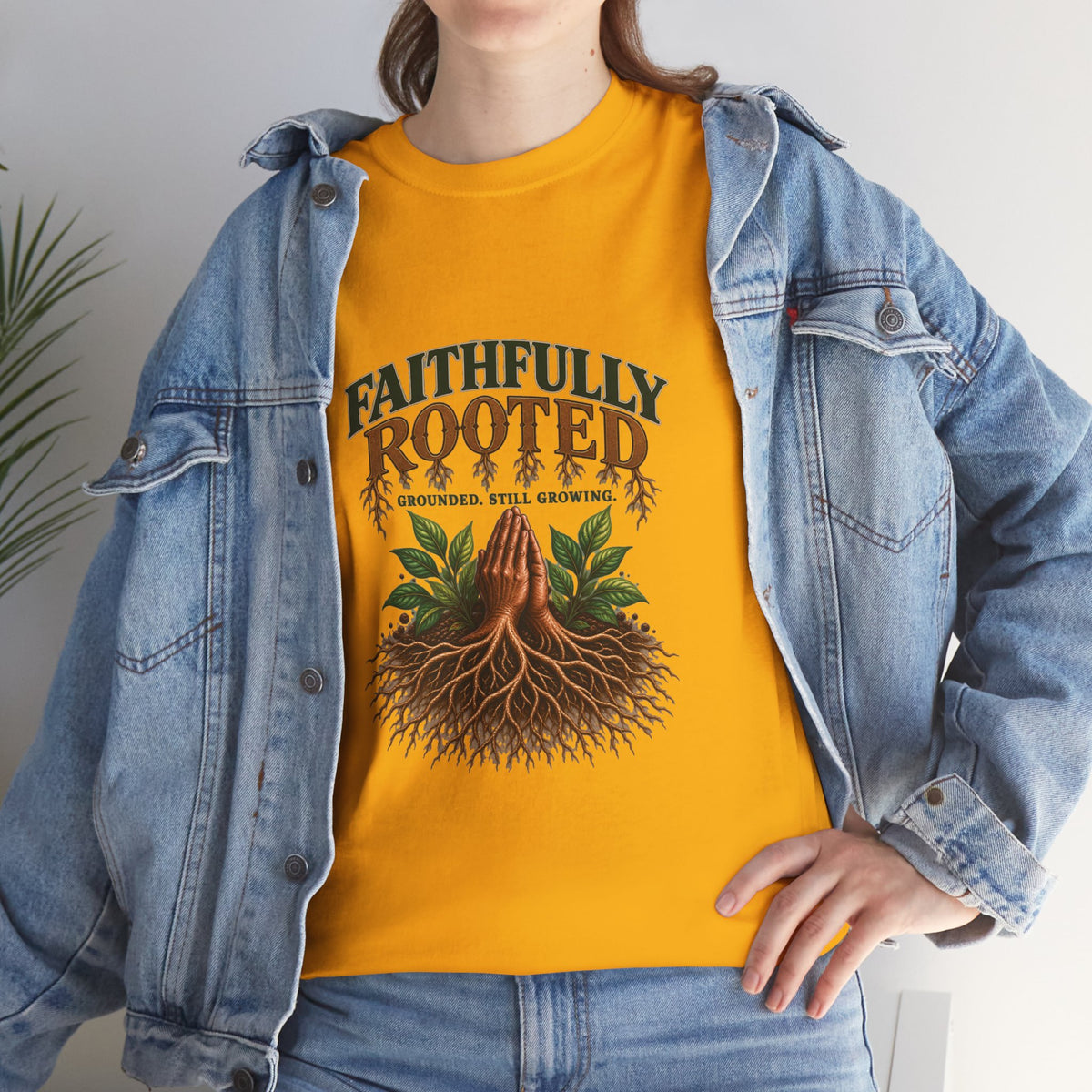Faithfully Rooted | Christian Faith Graphic T-Shirt