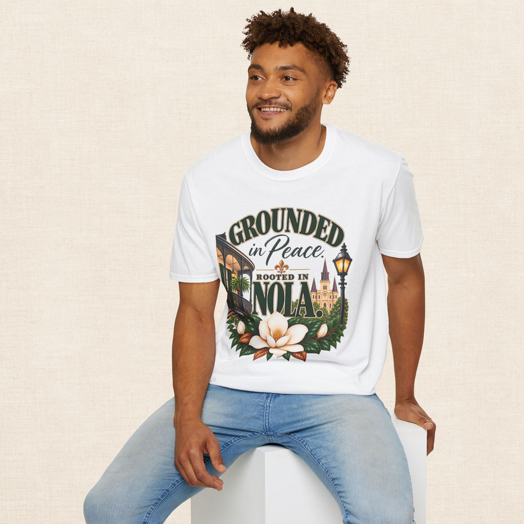 Grounded in Peace Rooted in NOLA T-Shirt