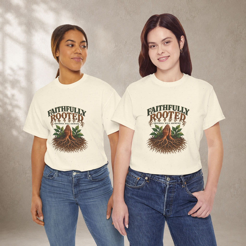 Faithfully Rooted | Christian Faith Graphic T-Shirt