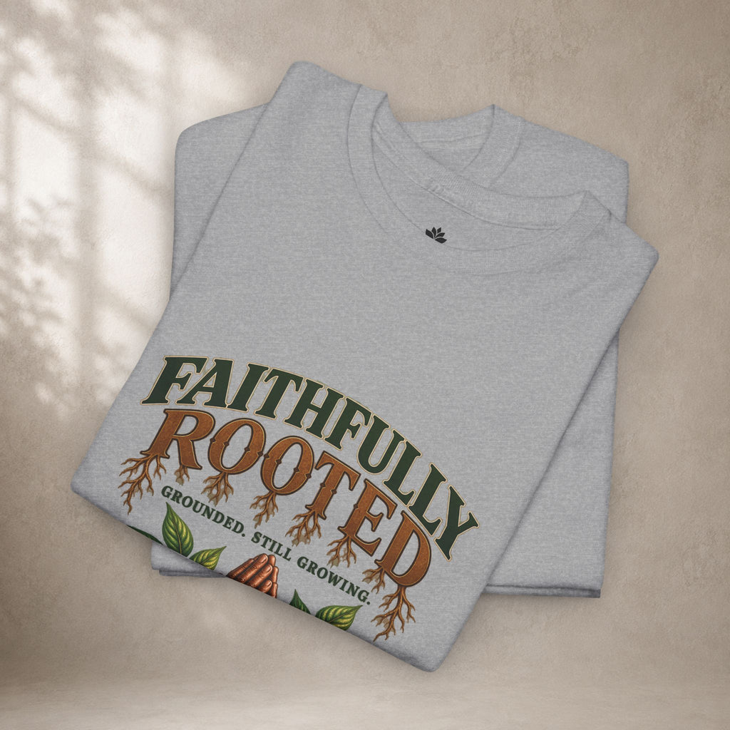 Faithfully Rooted | Christian Faith Graphic T-Shirt