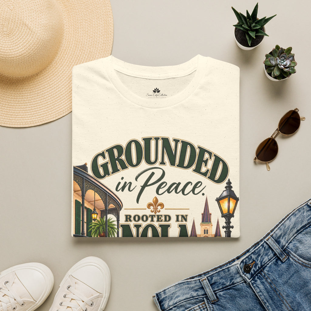 Grounded in Peace Rooted in NOLA T-Shirt