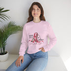 More Than A Ribbon. Space for the Fight. | Breast Cancer Awareness Crewneck Sweatshirt