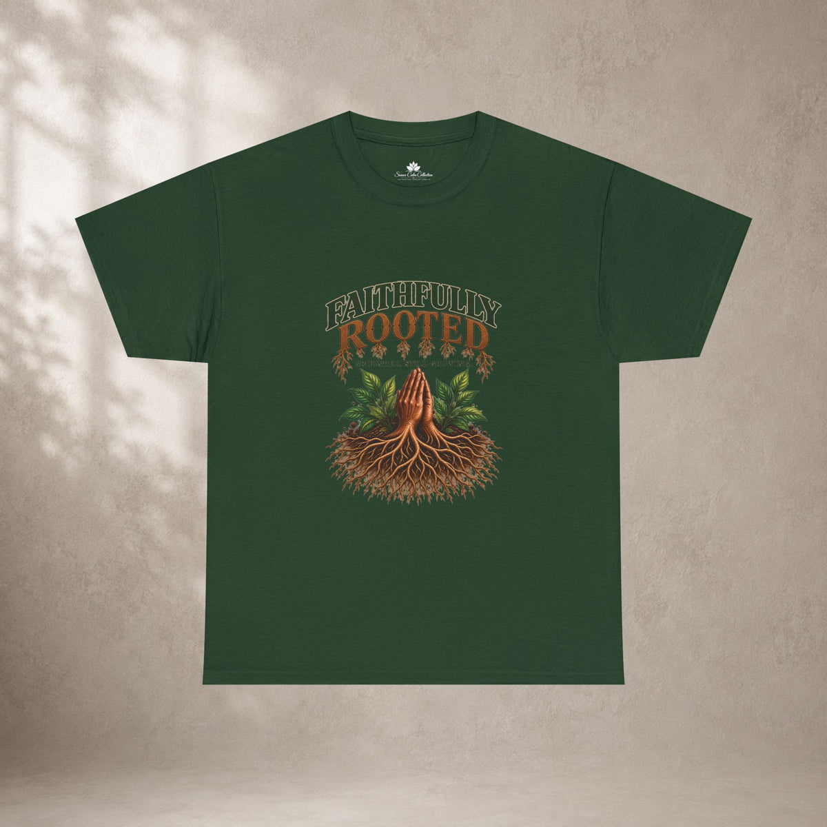 Faithfully Rooted | Christian Faith Graphic T-Shirt