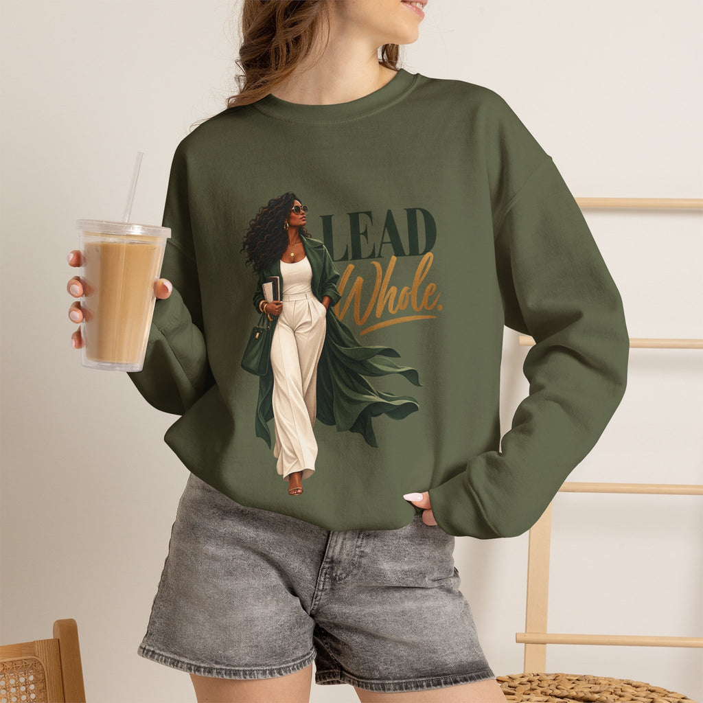 Lead Whole | Women's Empowerment Crewneck Sweatshirt