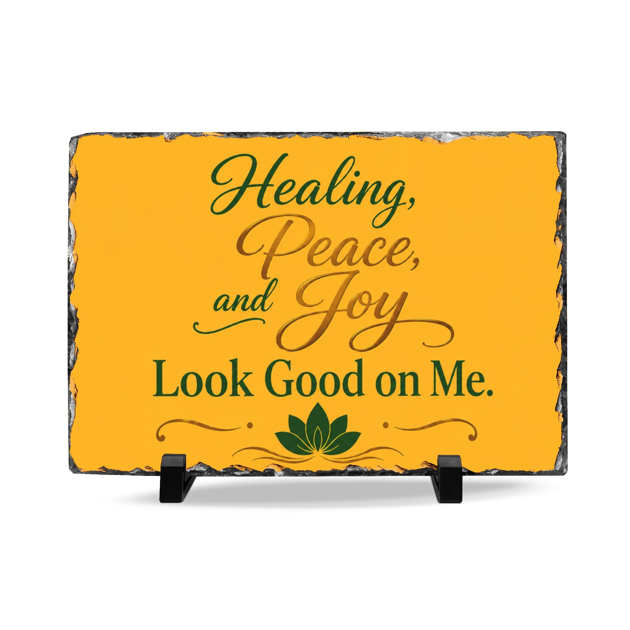 Signature Slate Desk Plaque