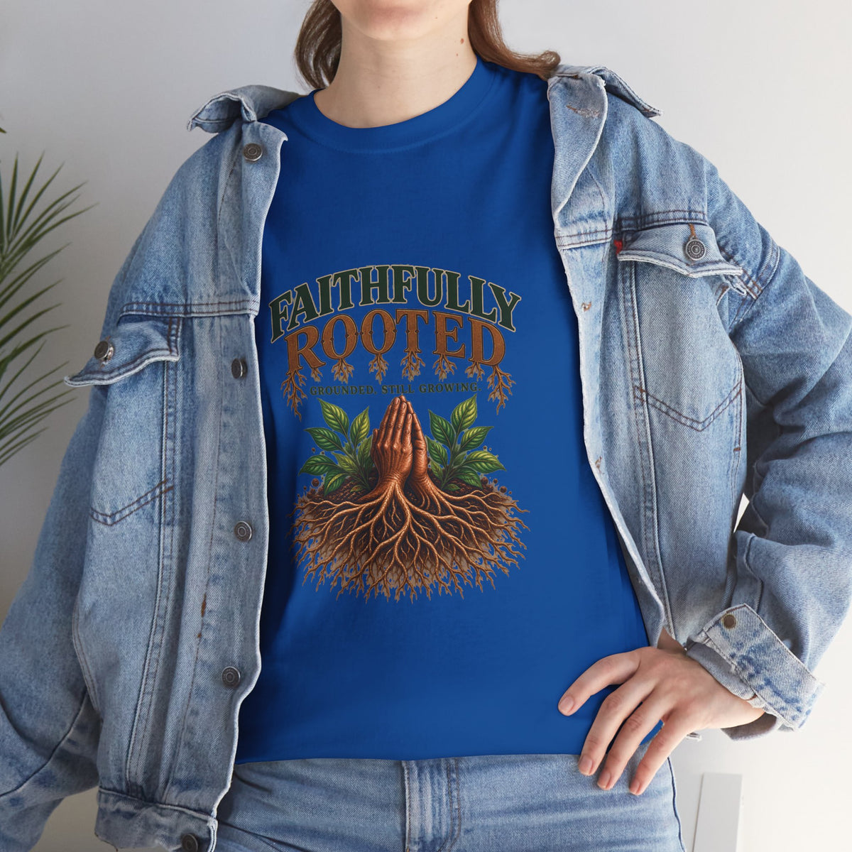 Faithfully Rooted | Christian Faith Graphic T-Shirt