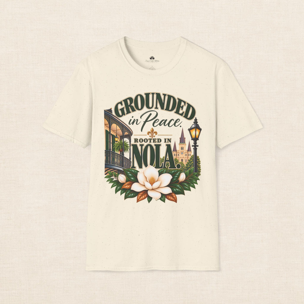 Grounded in Peace Rooted in NOLA T-Shirt
