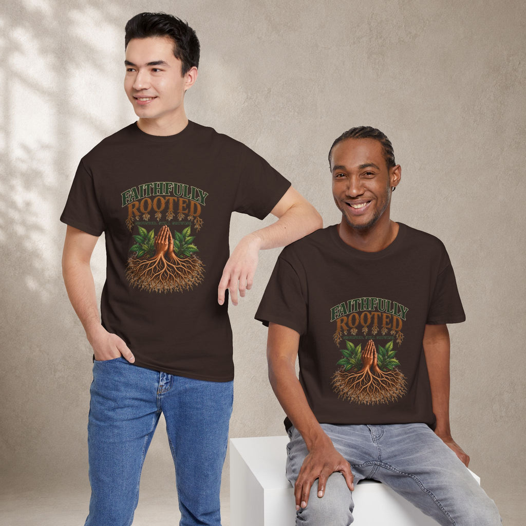 Faithfully Rooted | Christian Faith Graphic T-Shirt