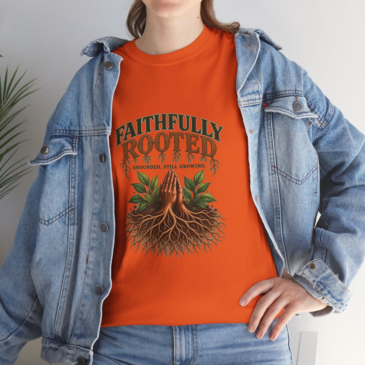 Faithfully Rooted | Christian Faith Graphic T-Shirt