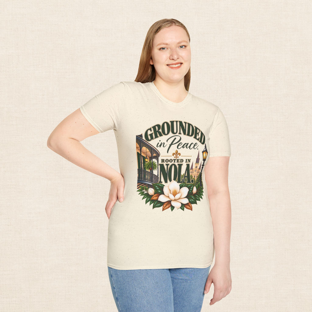 Grounded in Peace Rooted in NOLA T-Shirt