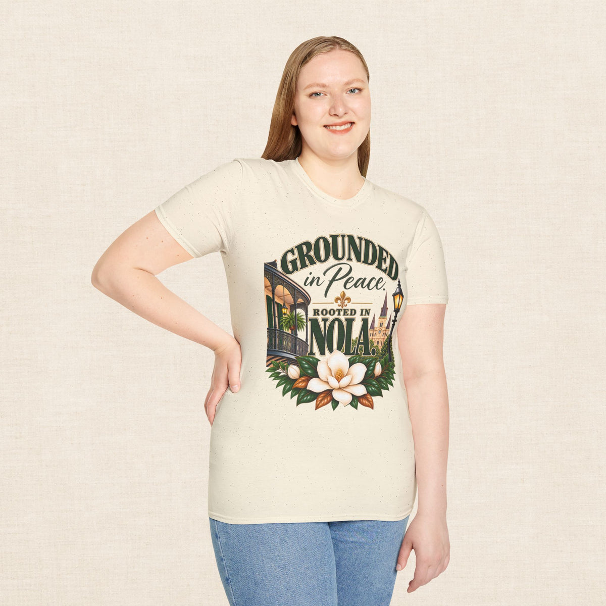 Grounded in Peace Rooted in NOLA T-Shirt