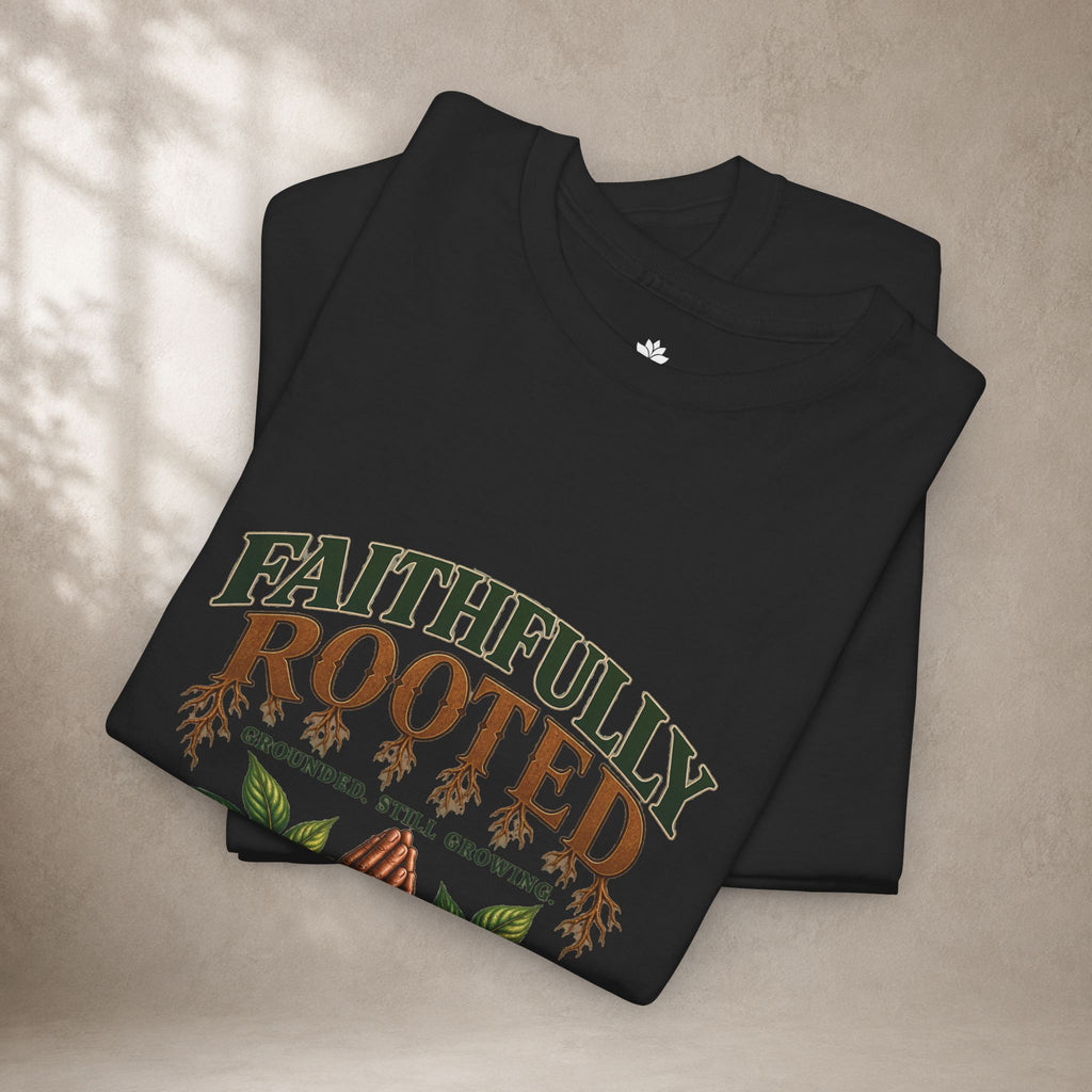 Faithfully Rooted | Christian Faith Graphic T-Shirt