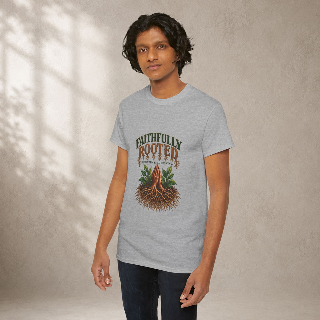Faithfully Rooted | Christian Faith Graphic T-Shirt