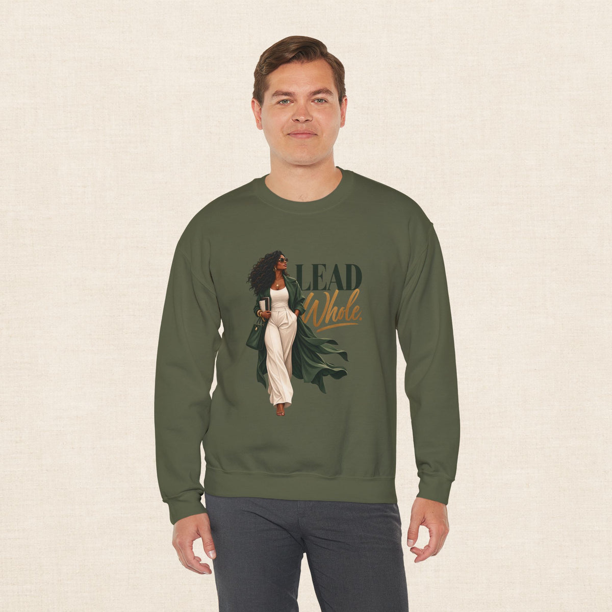 Lead Whole | Women's Empowerment Crewneck Sweatshirt