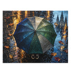 Covered — Rainy Cityscape Jigsaw Puzzle | 252 or 500 Pieces