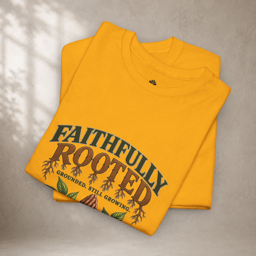 Faithfully Rooted | Christian Faith Graphic T-Shirt