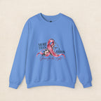 More Than A Ribbon. Space for the Fight. | Breast Cancer Awareness Crewneck Sweatshirt