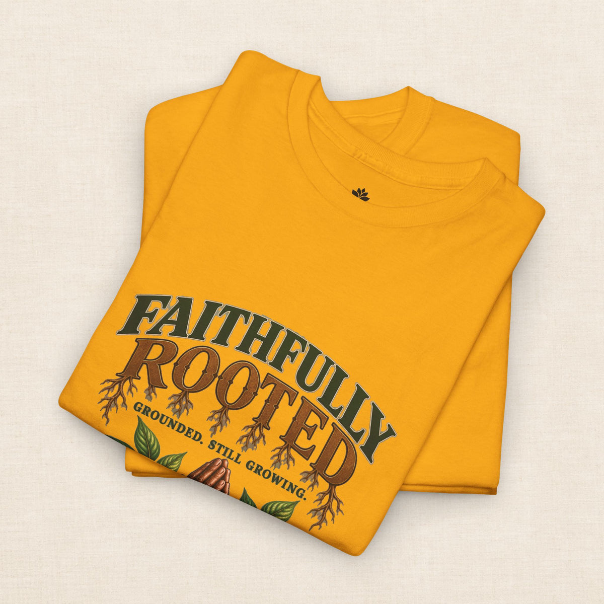 Faithfully Rooted | Christian Faith Graphic T-Shirt