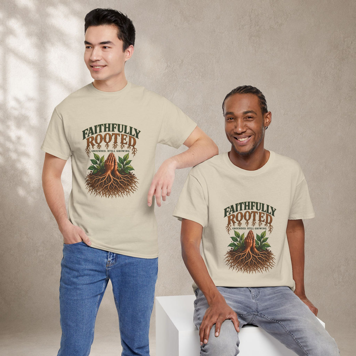 Faithfully Rooted | Christian Faith Graphic T-Shirt