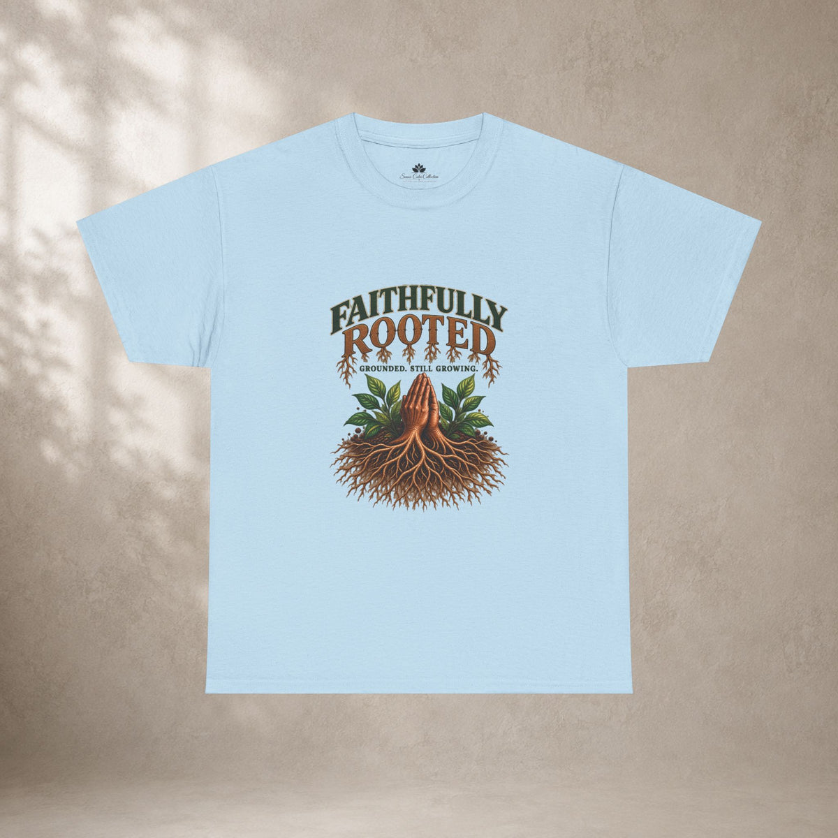 Faithfully Rooted | Christian Faith Graphic T-Shirt