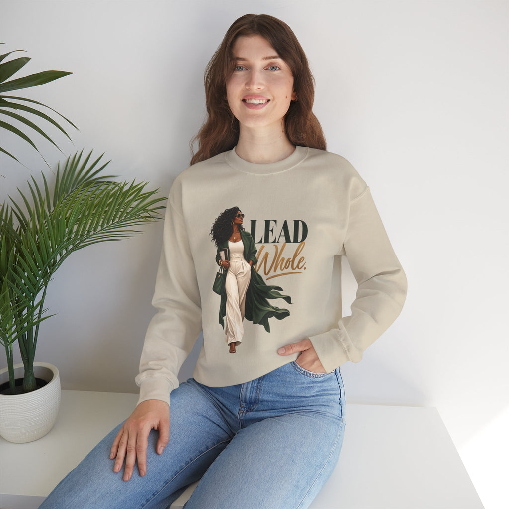 Lead Whole | Women's Empowerment Crewneck Sweatshirt